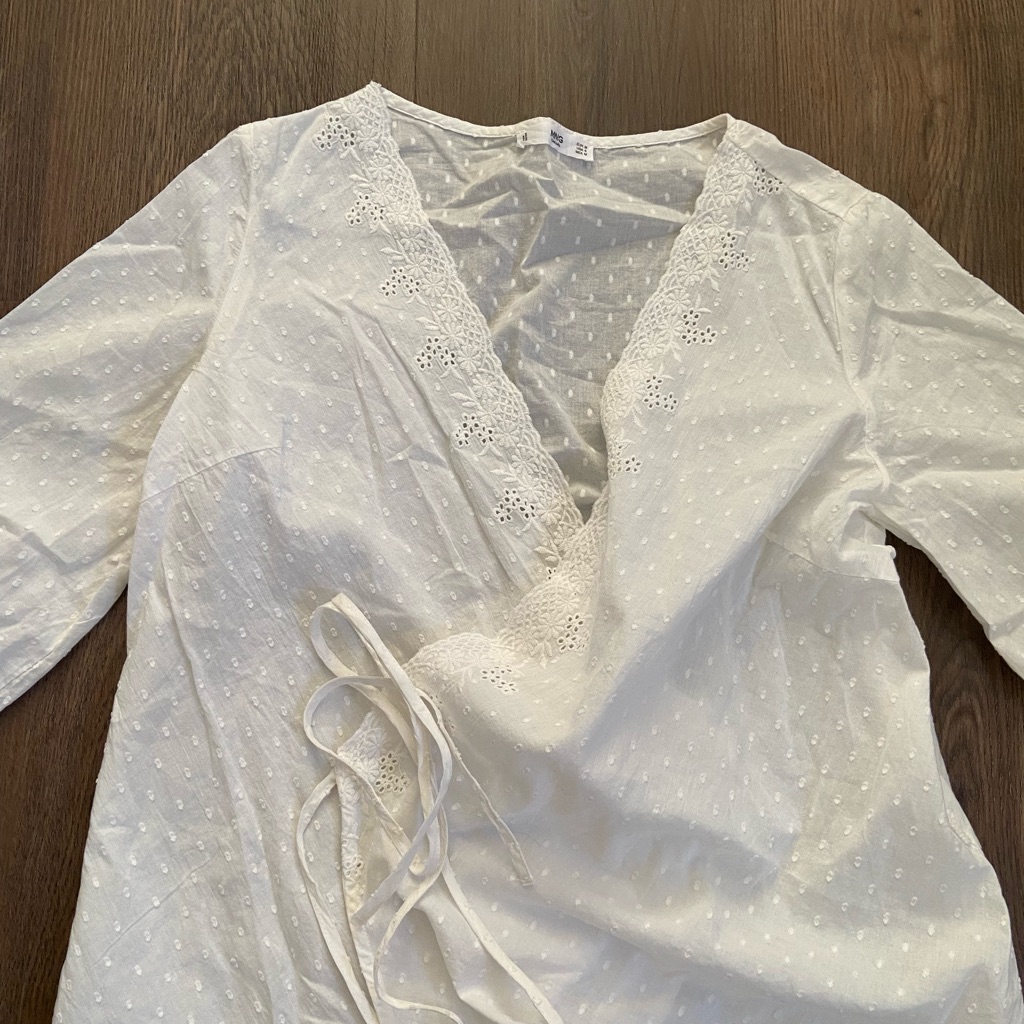 Mango Wrap Blouse
